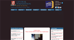 Desktop Screenshot of centralfoundationboys.co.uk