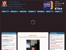 Tablet Screenshot of centralfoundationboys.co.uk